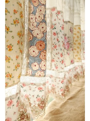 Unique design bohemian style tulle curtains