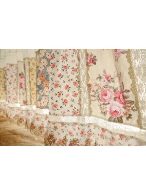 Unique design bohemian style tulle curtains