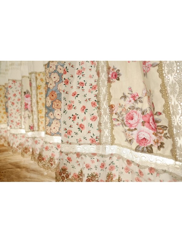 Unique design bohemian style tulle curtains