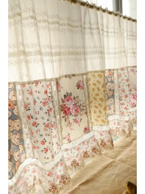 Unique design bohemian style tulle curtains
