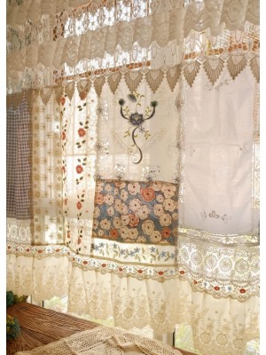 Bohemian lace curtains