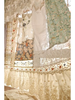 Bohemian lace curtains