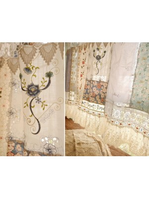 Bohemian lace curtains