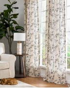 Country Farmhouse Floral Curtains