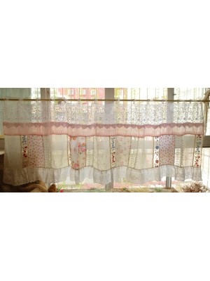 Beautiful French Country Cottage Colorful Curtains
