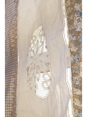 Design chic shabby vintage lace curtains