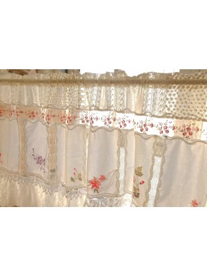 Small fresh style lace curtains