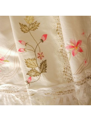 Small fresh style lace curtains