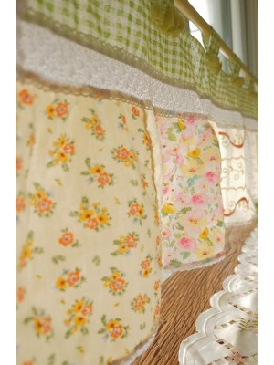 Beautiful and elegant patchwork curtains