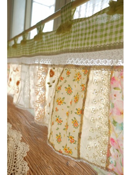 Beautiful and elegant patchwork curtains